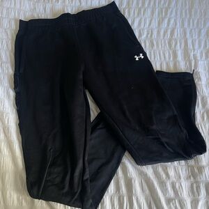 under armour black joggers